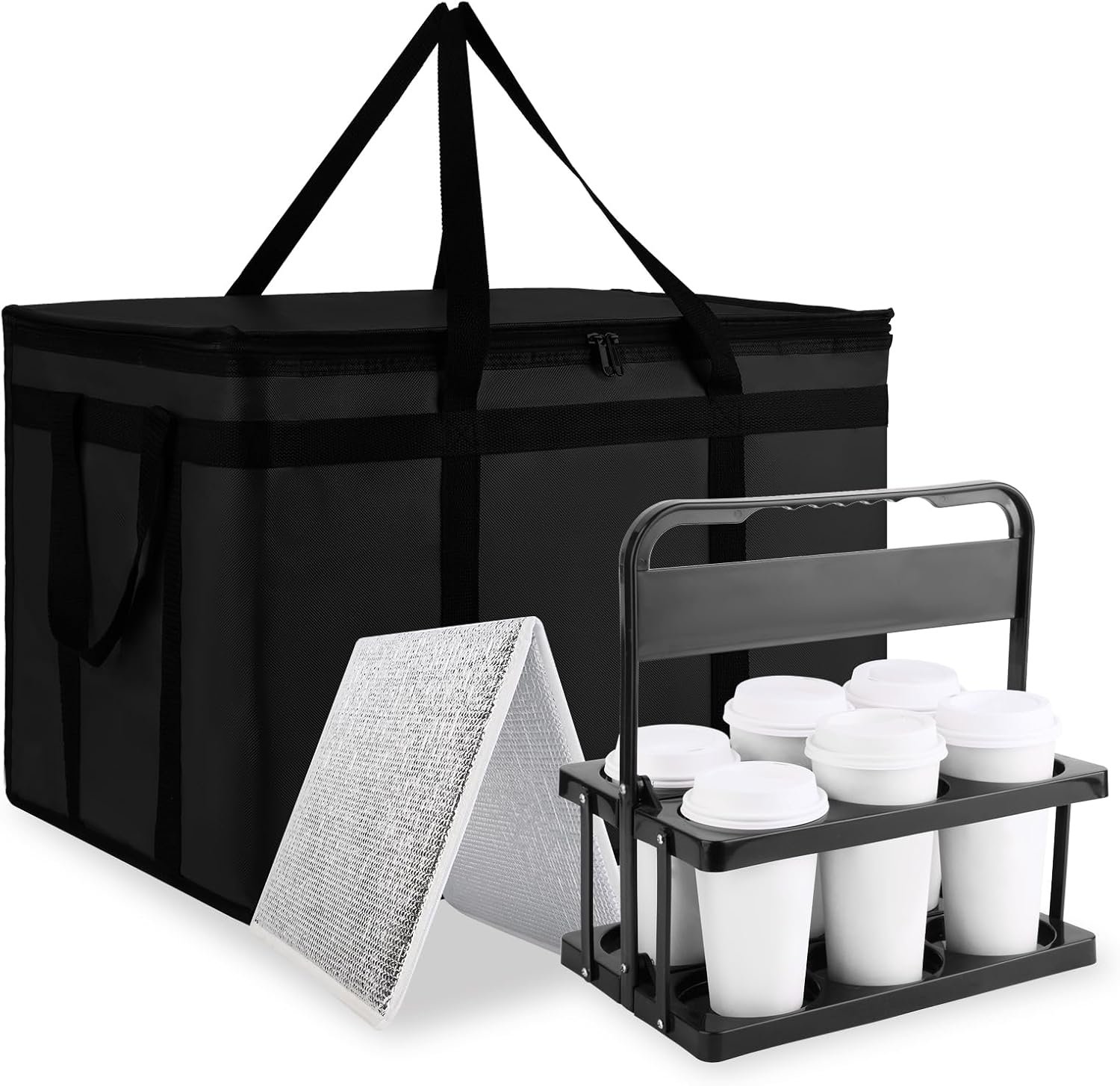 Großhandel XXX-Large Kühl- und Isoliertaschen für die Lebensmittellieferung, flexibler Drink-Träger mit hartem Boden, Kunden mit individuellem Logo bedienen, Hersteller für Thermo-Gefrierträger, Bulk-Optionen für Gastronomie und Catering.