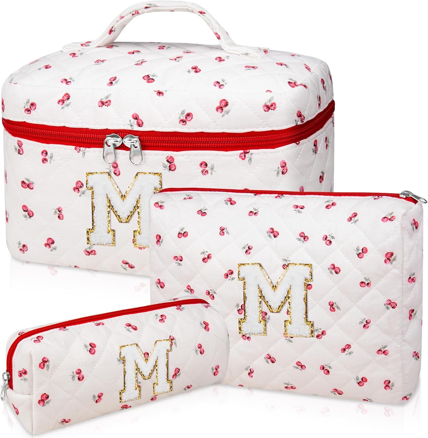 Großhandel individuelles Logo, großes florales Kosmetikset, personalisierte gesteppten Makeup Tasche für Frauen, niedliche Baumwolle maßgeschneiderte Make-up Taschen, Reise-Toilettetasche mit Blumen für Teenager Mädchen Geschenk Trendy Stuff Geschenk, OEM Großhandel individuelles Logo, großes florales Kosmetikset, personalisierte gesteppten Makeup Tasche für Frauen, niedliche Baumwolle maßgeschneiderte Make-up Taschen, Reise-Toilettetasche mit Blumen für Teenager Mädchen Geschenk Trendy Stuff Geschenk, OEM