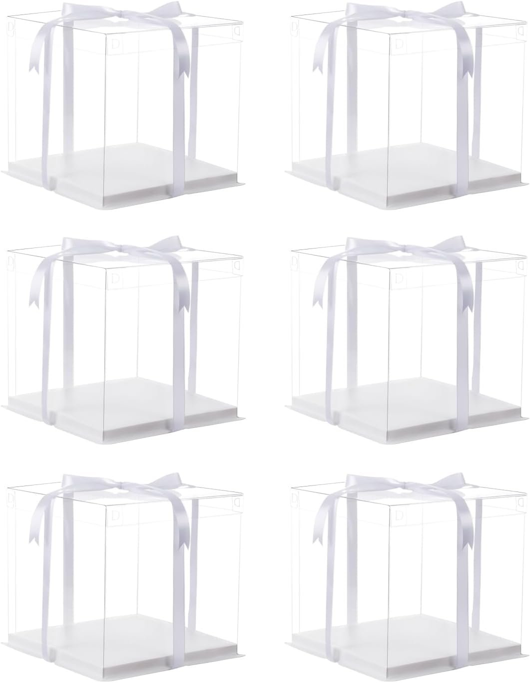 Großhandel klare 6-Zoll Kuchenboxen mit Band für Weihnachten, individuelles Logo und OEM möglich, ideal für Feiertagsgebäck und Geschenkverpackungen. Großhandel klare 6-Zoll Kuchenboxen mit Band für Weihnachten, individuelles Logo und OEM möglich, ideal für Feiertagsgebäck und Geschenkverpackungen.