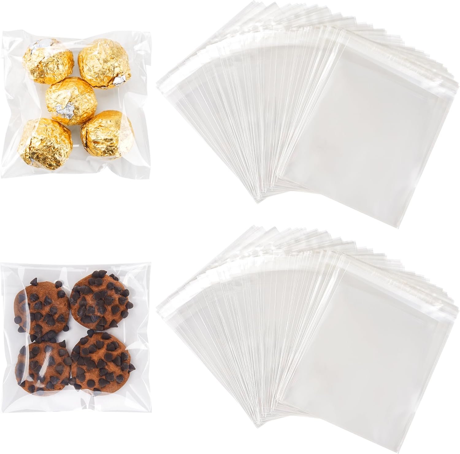 Großhandel klare Cellophanbeutel 200 Stück zur Verpackung von Cookies, Süßigkeiten und Geschenken (4x4 Zoll) mit individuellem Logo vom Hersteller, ideal für Eigenmarken und Bulk-Bestellungen. Großhandel klare Cellophanbeutel 200 Stück zur Verpackung von Cookies, Süßigkeiten und Geschenken (4x4 Zoll) mit individuellem Logo vom Hersteller, ideal für Eigenmarken und Bulk-Bestellungen.