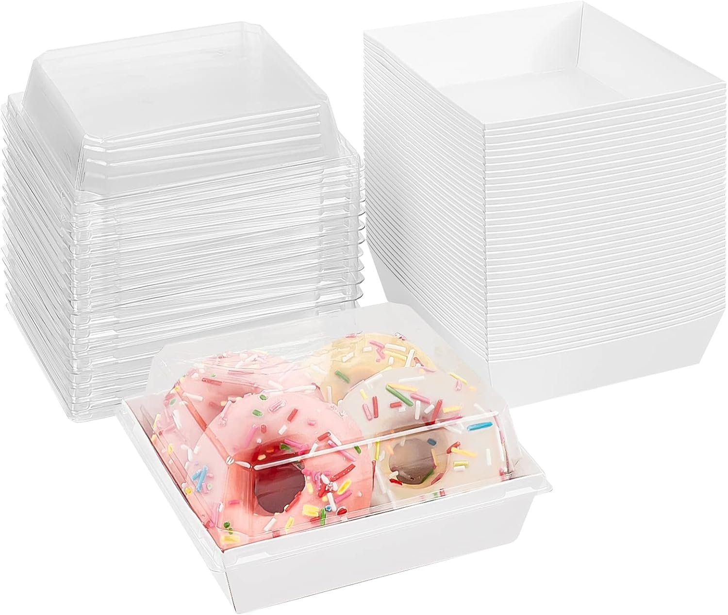 Großhandel kleine Charcuterie-Boxen, 5 Zoll Papiertüten mit Klarsichtdeckel für Sandwich, Gebäck, Kuchenstück, individuelle Logos, Hersteller von Einweg-Lebensmittelbehältern, 50 Stück Großhandel kleine Charcuterie-Boxen, 5 Zoll Papiertüten mit Klarsichtdeckel für Sandwich, Gebäck, Kuchenstück, individuelle Logos, Hersteller von Einweg-Lebensmittelbehältern, 50 Stück