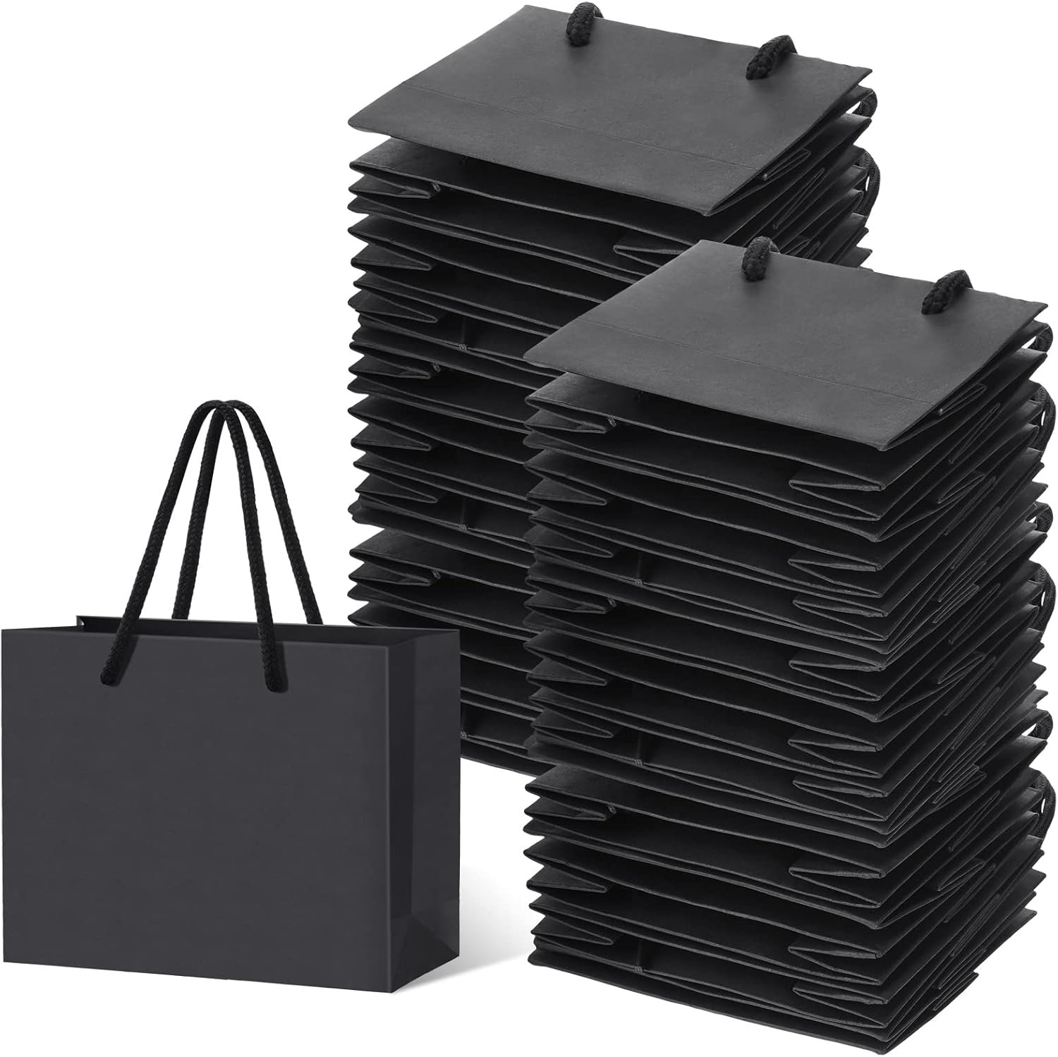 Großhandel von 100 Stück dicken schwarzen Mini-Geschenktüten mit Griffen, 3,9 x 4,7 x 2,4 Zoll kleine Papiertüten für kleine Unternehmen, Hochzeiten, Partys, individuelles Logo und OEM. Großhandel von 100 Stück dicken schwarzen Mini-Geschenktüten mit Griffen, 3,9 x 4,7 x 2,4 Zoll kleine Papiertüten für kleine Unternehmen, Hochzeiten, Partys, individuelles Logo und OEM.