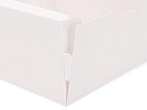 Großhandel 16 Stück Backboxen mit Fenster, 6x6x3 Zoll, optimal für Süßigkeiten, Schokoladenumhüllte Erdbeeren, Cupcakes und Gebäck (mit Aufklebern) - Hersteller für individuelles Logo und Eigenmarken in Großmenge.