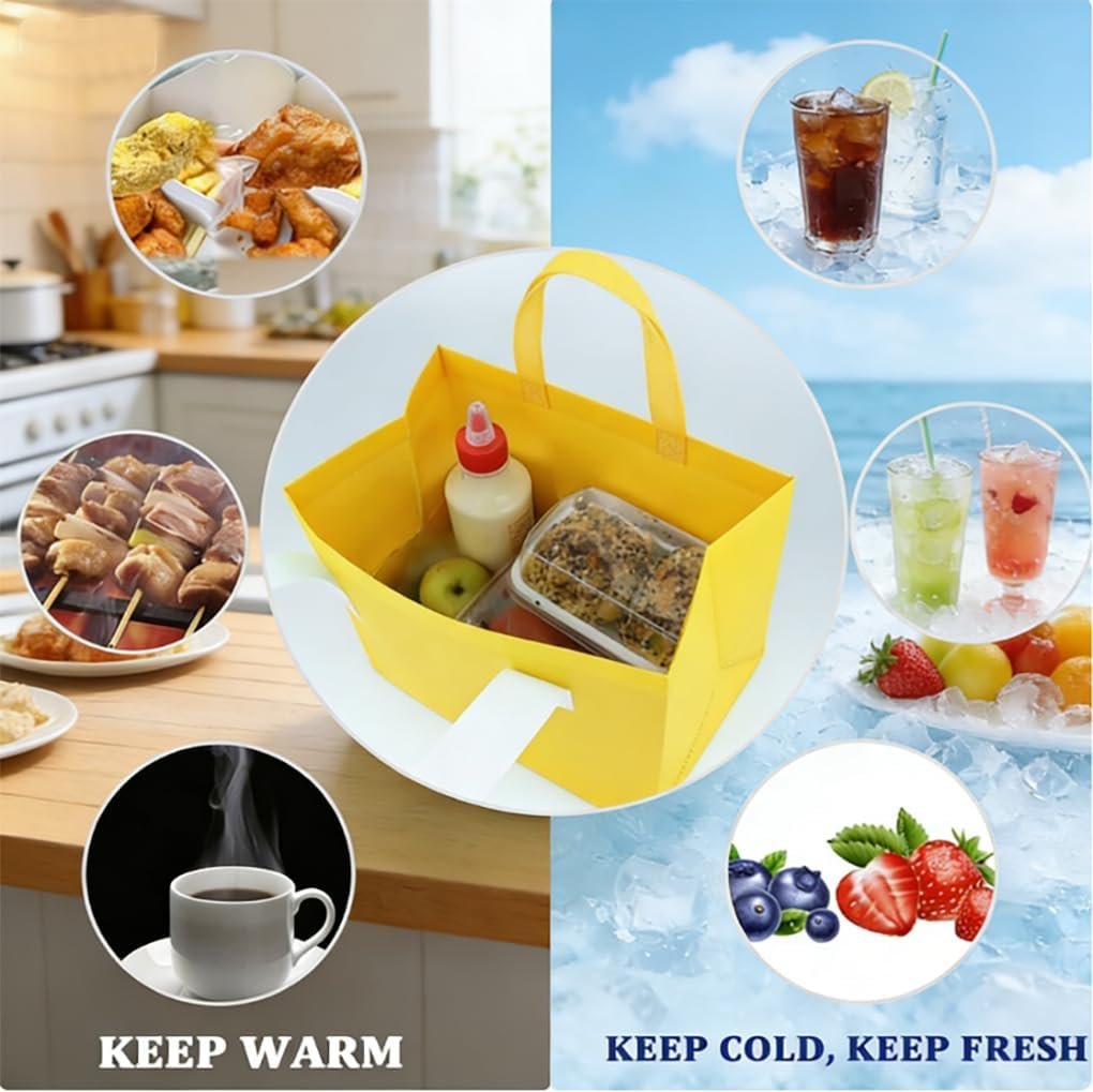Großhandel 12 Stk kleine isolierte Take-Away-Taschen Einweg-Thermotaschen für heiße & kalte Getränke frische TK-Lebensmittel vom Lieferanten mit individuellem Logo (6 Farben) Großhandel 12 Stk kleine isolierte Take-Away-Taschen Einweg-Thermotaschen für heiße & kalte Getränke frische TK-Lebensmittel vom Lieferanten mit individuellem Logo (6 Farben)