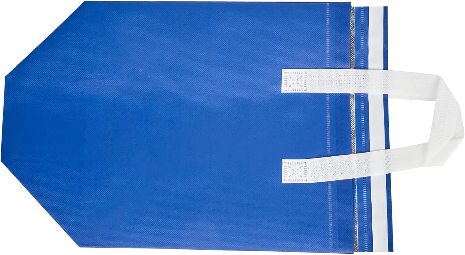 Großhandel Isolierte Liefertaschen 25 Stück 26 x 17 x 28 cm OEM Vliesstoff blau mit stabilen Griffen manipulationssicher faltbar Lieferant