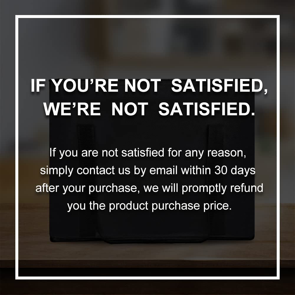 Großhandel 2er-Pack X-Large isolierte Thermotaschen schwerlastig zusammenklappbar schwarz für Tiefkühlkostlagerung Einkaufstransport heiße Speisen Hersteller OEM