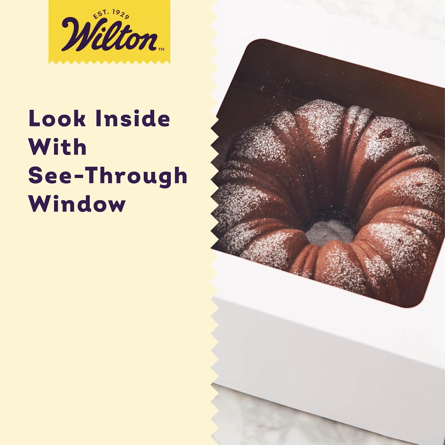 Großmenge 30 cm Kuchenboxen mit Sichtfenster für 25 cm Kuchen weiß aus stabilem Karton OEM Hersteller 6 Stück